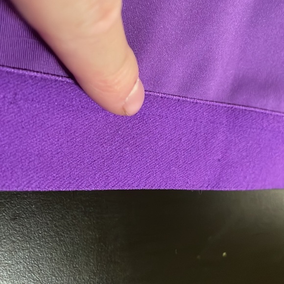 NIKE PURPLE RACER BACK SPORTS BRA WITH MESH DETAILING - Picture 8 of 8